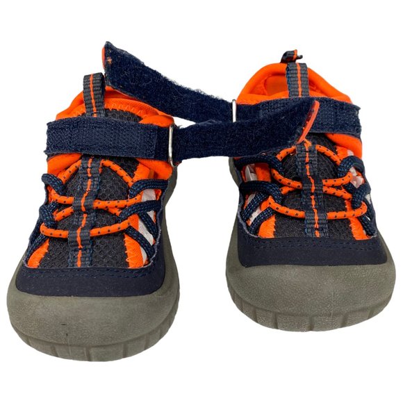 OshKosh B’gosh Pumba2-B Blue & Orange Bump Toe Sandals - Picture 11 of 15